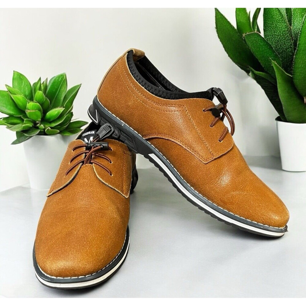 COSIDRAM Men’s Casual Brown Slip on Shoes Business Loafers Size 7M NWOT